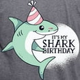 thumbnail image 3 of CafePress - Shark Birthday T Shirt - Mens Tri-blend T-Shirt, 3 of 4