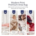 thumbnail image 3 of Abani Cream Area Rug for Living Room, Bedroom -Mid-Century Modern- 2' x 3' -Durable & Easy to Clean, 3 of 6