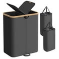 thumbnail image 1 of Cesto para ropa SONGMICS de 2 compartimentos, 150 L, con bolsa extraíble, 1 of 6