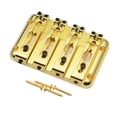 thumbnail image 3 of Blinkol 4 String Electric Bass Bridge with Adjustable Saddles Zinc Alloy Replacement for Gold, 3 of 9