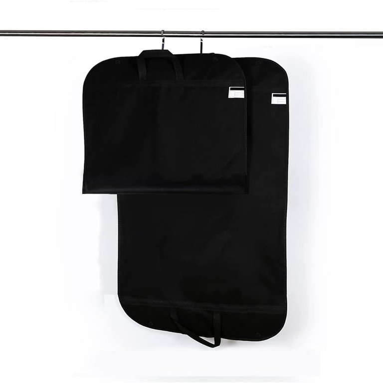 Men's Black Suit Garment Bag for Travel and Storage