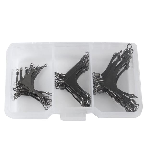 30 Piezas, Accesorios de Pesca, Rodamiento de , Línea de Pesca Giratoria, Broche Giratorio