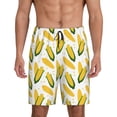 thumbnail image 2 of Picia Corn On The Cob Pajama Shorts for Men, Men's Pajama Bottoms, Sleepwear,Short Pajama Pants-Large, 2 of 9