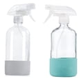 thumbnail image 1 of Rociadoras de Vidrio Transparente con de Silicona, Botella VacíA Recargable para Soluciones de Limpieza, Rociador de Agua, 1 of 5