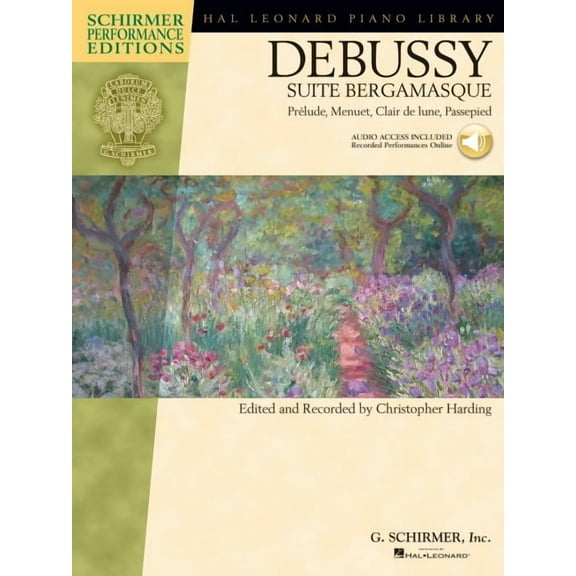 Debussy - Suite Bergamasque Prelude, Menuet, Clair de Lune, Passepied - Book/Online Audio, (Paperback)