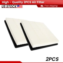 ACB ZONE 2 x Engine Air Filter for Buick LaCrosse 2010-2016 Regal Chevrolet Malibu Impala Saab 9-5, OEM Engine Air Filter (CA10685)