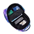 thumbnail image 5 of Disketp Swirl Blue And Purple Mochila Estampada para Hombre y Mujer – Mochila Ligera Clásica con Múltiples Bolsillos para Universidad, Trabajo y Viajes-One Size, 5 of 5
