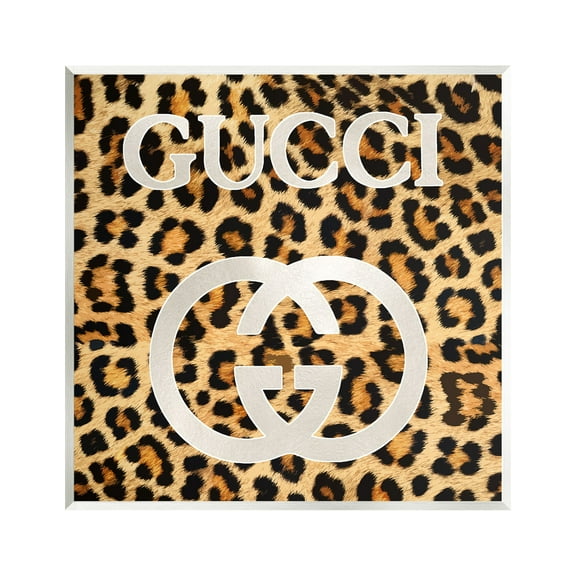 Stupell Industries Trendy Glam Leopard Spots Beauty & Fashion Painting Unframed Art Print Wall Art, 12 x 12