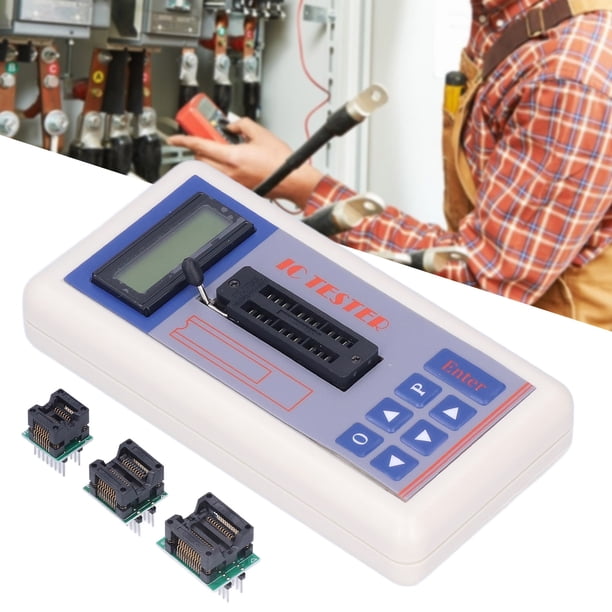 TSH- 06F Medidor de CircuitO Intepado Probador ic Medidor de Transistor Probador de Mantenimiento CON MODOS AUTICOS, Pantalla LCD, Para Ingenieros de