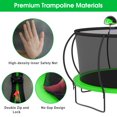 Jump Into Fun Trampoline 12FT 14FT, Trampoline with Enclosure