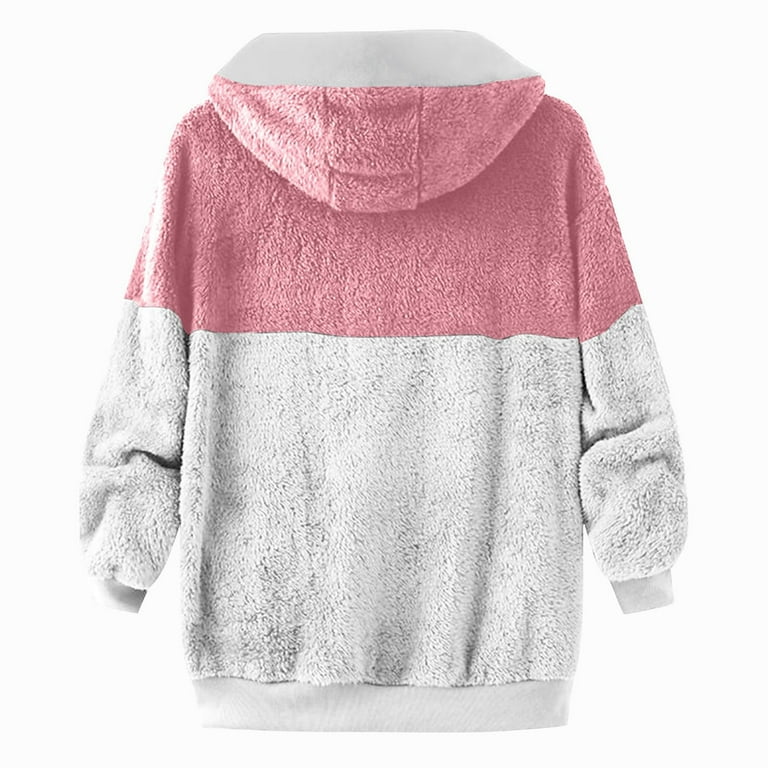 rurumu:♡color block boa pile jacket♡pink rurumu Block BOA PILE Jacket pink