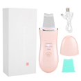thumbnail image 2 of Ultrasonic Skin Scrubber Face Cleaning Vibration Massage Home Beauty MachinePink, 2 of 4