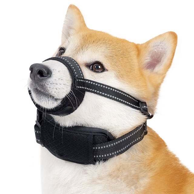 Dog Muzzle For Dogs, Adjustable Comfortable Anti Biting Barking Chewing, Grooming Muzzle Training Guide Building Bonds With Pet For Small Large Dog