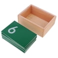 thumbnail image 3 of Material de Matemáticas Montessori 0-9 Números de Papel en Caja de Madera Juguetes Educativos Baoblaze Juguete Montessori, 3 of 5