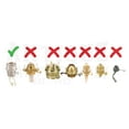 thumbnail image 2 of B&P Lamp® 10" Brass Shade Ring-Type Shade Holder*, 2 of 3