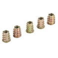 thumbnail image 3 of 50pcs M6 Zinc Alloy Inside Hex Socket Insert Nuts With Flange Cover For Wood Furniture9 Types, 3 of 8