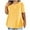 Yellow, variant on Uaswgudfs Women's Plus Size V-Neck Short Sleeve Blouse with Chest Pocket - Oversizes Tops for Effortless Everyday Style