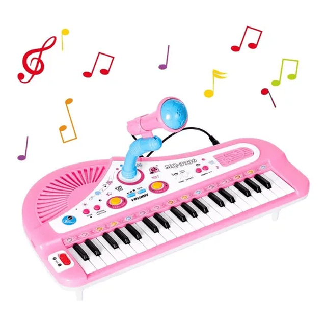 Piano Electrónico Malubero Teclado De 37 Teclas Ligero y duradero