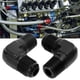 thumbnail image 4 of 2 uds 6AN a 1/4 NPT adaptador de montaje 90 grados macho giratorio línea de Gas carril bomba inyector montaje, 4 of 12