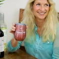 thumbnail image 7 of Grandma Gift Insulated Wine Tumbler - 12oz with Steel Straw, BPA Free Lid, Straw Cleaning Brush - Stainless Steel Wine Tumbler - Grandma's Sippy Cup, 7 of 7