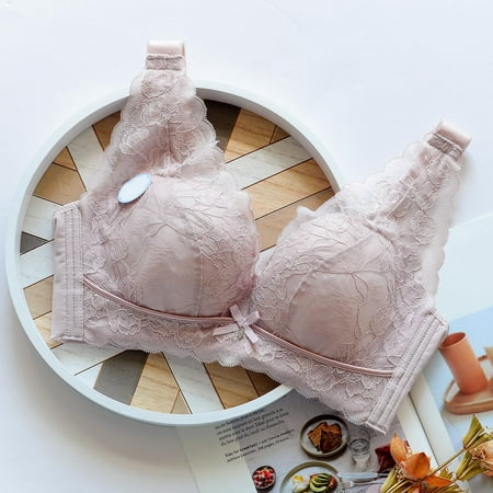 

Hunpta Underwear For Women Push Up Adjustable Bra Tube Top Anti Sagging Breast Plus Size Wire-Free Underwear