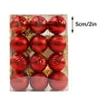 thumbnail image 2 of Fankiway Christmas Balls Ornaments 24PC Christmas 5cm Balls, Electroplated Balls, Christmas Tree Decorations, Hanging Decorations, Festive Atmosphere, And Christmas Balls, 2 of 7