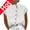 Blanc, variante sur Chemises pour Femmes Élégantes à Manches Courtes Col Montant Chemises Blouses Unies Boutonnées, Chemises Grande Taille pour Femmes