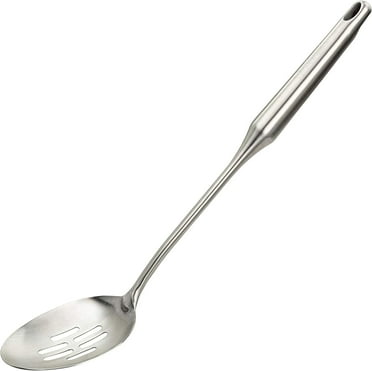 Millvado Stainless Steel Slotted Cooking Spoon 15" Long Handle Spoon Kitchen Essentials