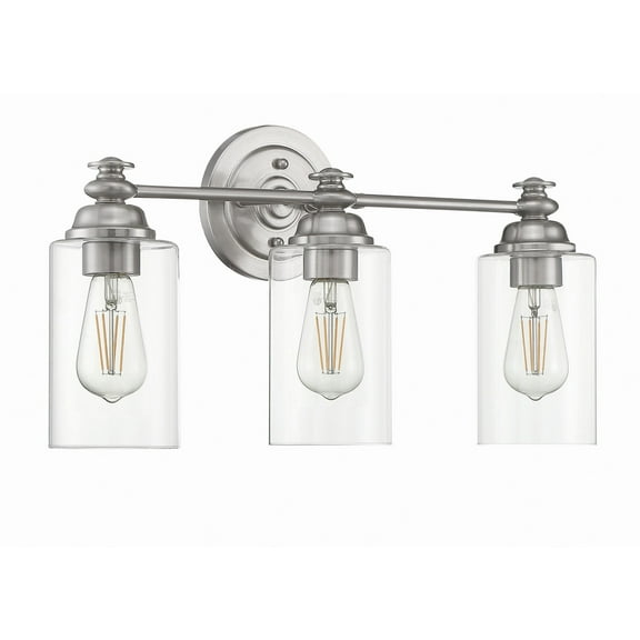 49803-BNK-C Craftmade Lighting Dardyn 3 Light Transitional Bath Vanity Approved for Damp Locations