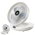 thumbnail image 2 of Clearance Sale! | Quiet Oscillating Portable Desk Fan, Foldable Dual Use Table & Wall Mount Cooling Fan For Bedroom Home Indoor Use, 2 of 9