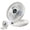 White, variant on Desk Fan, 8.66in Tall Foldable Portable Table Fan, Quiet Oscillating Cooling Device, Used For Bedroom Office Desktop Placement To Deliver Steady Airflow For Indoor Home Daily Summer Cooling Purposes