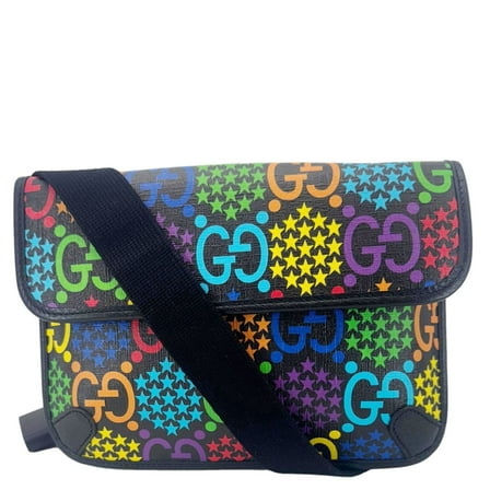 Pre-Owned GUCCI Psychedelic GG Supreme Canvas Belt Bag Multicolor 598113