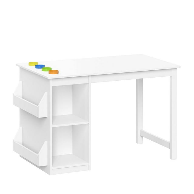 Table d’activités artistiques pour enfants avec rangement - Blanc