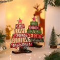 thumbnail image 2 of Árbol de Navidad de Madera TANGJMXG Bricolaje con Letras en Inglés 14,5 x 10 cm, 2 of 5