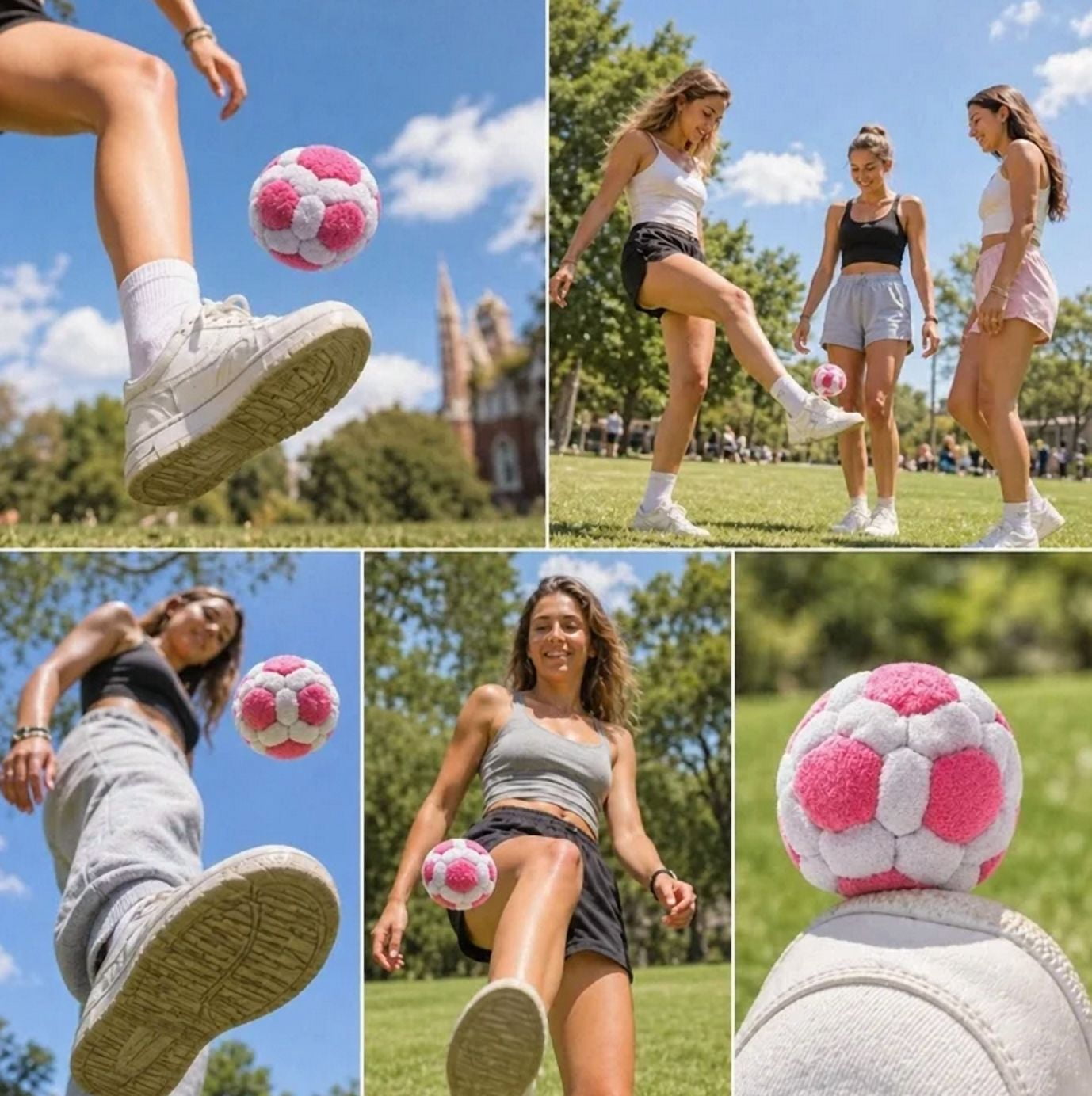 2026 New Hitchhiker 42-Panel Footbag, Hacky Sack Dirt Bag