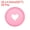 Pink, variant on Uxcell 28mm Plastic Book Binding Discs Discbound Expansion Discs Heart Binder Rings, Black 22 Pack
