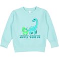 thumbnail image 2 of Inktastic Sister-saurus Cute Brontosaurus Family Toddler Sweatshirt, 2 of 4