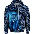 thumbnail image 3 of Sudadera con capucha de moda gótica de otoño para hombre Sudadera con capucha con estampado de tigre para hombre Sudadera con capucha holgada Y2k Ropa versátil para hombre, 3 of 5