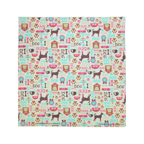 CTM Best of Show Dog Print Bandana