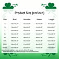 thumbnail image 4 of CONZONE Men's St. Patrick's Day Hoodies Green Letter Graphic Hoodie For Men Long Sleeve Pullover Hooded Sweatshirt Soft Fall Winter Sweatshirts, 4 of 5