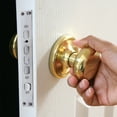 thumbnail image 3 of HAKIDZEL One Sided Deadbolt Lock Silver Alloy 1Pcs, 3 of 8