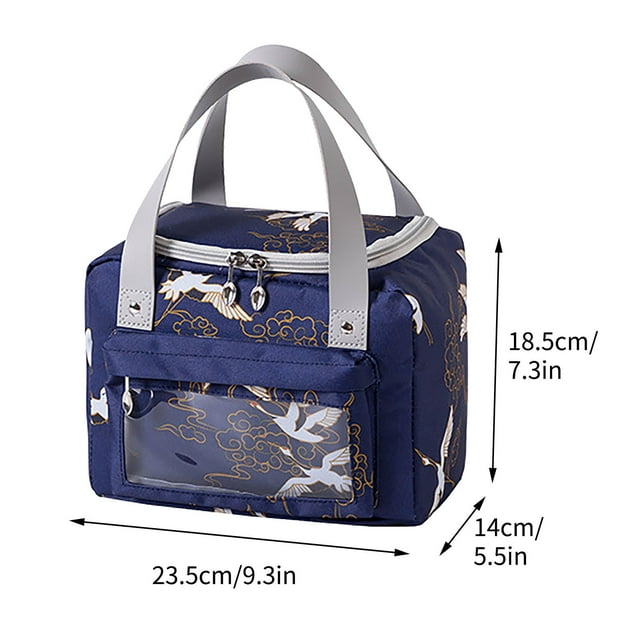 Rbaofujie Womens Lunch Bags for Work Lunch Bag Bento Insulation Bag Outdoor Picnic Bag Japanese Lunch Box Bag Ice Bag Lunch Bag Bento Bag Aesthetic Lunch Bag