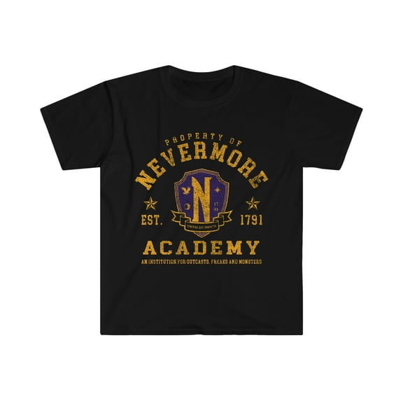 Nevermore Academy Unisex Softstyle T-Shirt