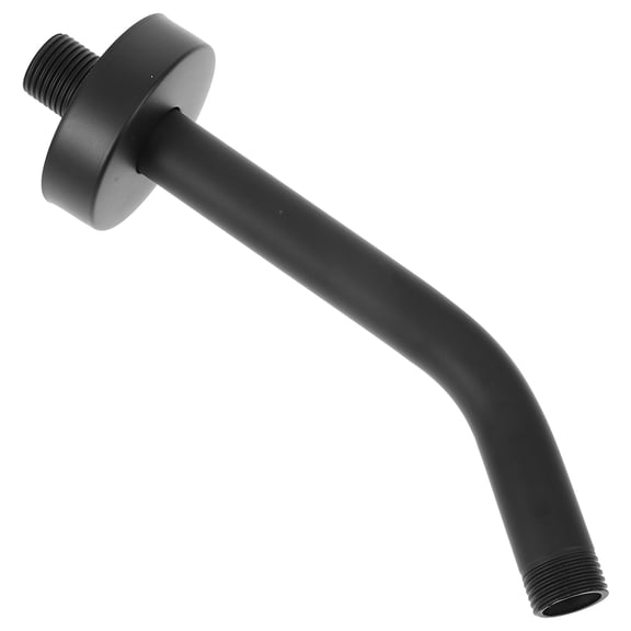 BESTYASH Black Stainless Steel Adjustable Shower Extension Arm, 1-Piece Bathroom Accessory for Home and Family Use