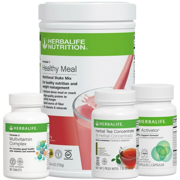 Herba life. Quickstart: Formula 1 Wild Berry Flavor 26.4 Oz., Herbal Tea Concentrate Original Flavor 1.8 Oz., Cell Activator 60 Capsules and Multivitamin Complex 90 Tabs