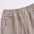 thumbnail image 5 of Endives Womens Ice Silk Pant Summer Lightweight Long Pants Stretch Breathable Loose Elastic Waist Fitness For Middle And Elderly XL-6XL Khaki, 5 of 7
