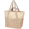 thumbnail image 1 of Bolsa de Viaje para Mujer | Bolsa Tote Bandolera de Lona Impermeable | Bolsa Plegable de Playa/Piscina Anti Arena para Vacaciones | Ideal para Trabajo, Escuela, Compras y Uso Diario, 1 of 1