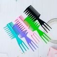 thumbnail image 6 of Retro Women Men Oil Head Styling Hairbrush Double-Sided Wide Tooth Hair Comb Pick Fish Bone Shaped Fork Salon Hairdressing Tool, 6 of 15