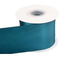 thumbnail image 2 of GFDYREE 3" Inch Double Faced Satin Ribbon Teal Solid Polyester Craft Ribbon - 25 Yards Perfect for Gift Wrapping, Crafts, Wreath, Wedding Party Ceremony Decoration, Floral Arrangement, Sewin, 2 of 7