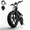 BLACK, variant on Aoemoe 20'' Fat Tire Electric Mountain Bike for Adults, 500W 48V 15Ah Battery, 28MPH High-Speed Cruiser Ebike, All-Terrain Bicycle with Front Suspension & LED Display UL2849